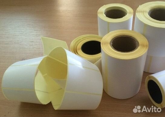 Этикетки термо в рулонах
