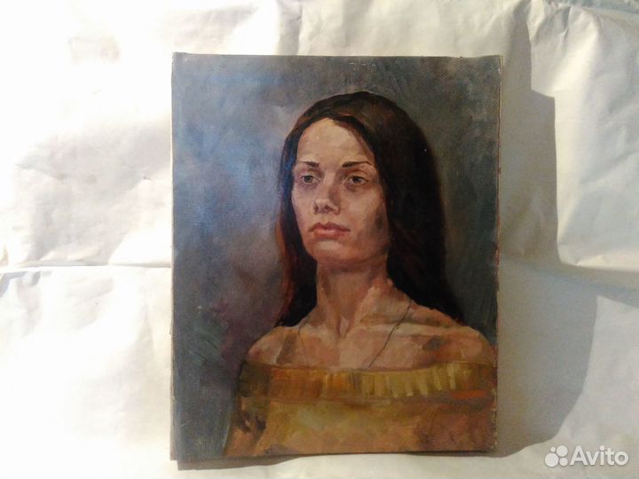 Портрет Дамы Нарисован Маслом