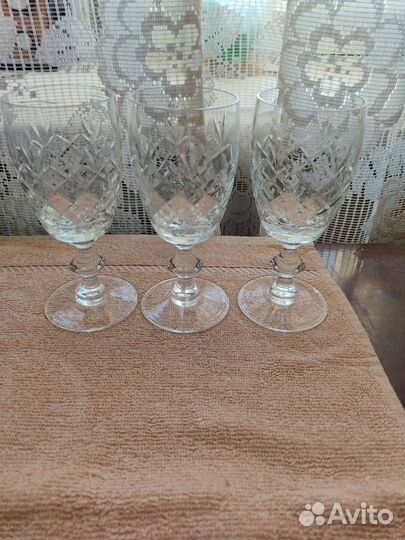 Фужеры хрустальные СССР