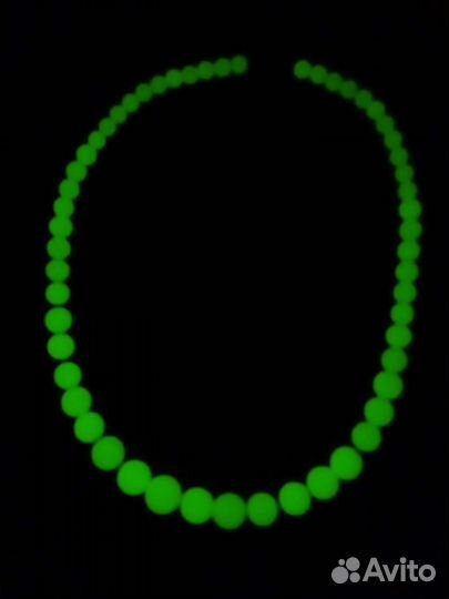 Фосфорные бусы - Антиквар 1940-50гг