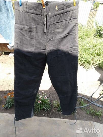 Ватные штаны для рыбалки СССР