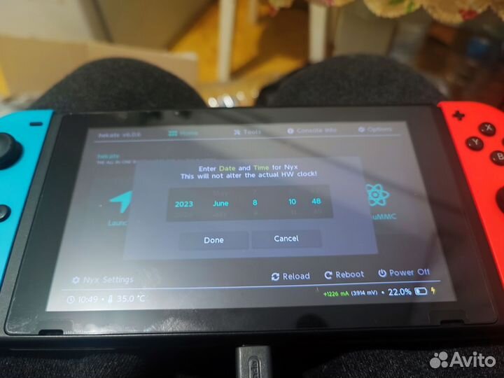 Nintendo switch прошитая + подарки
