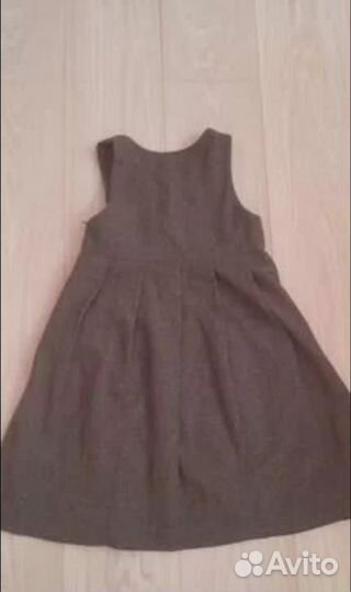 Шк.сарафан шерстяной р.146 серый L.O.G.G