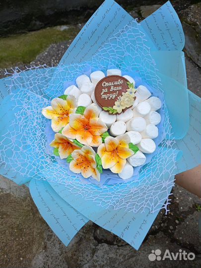 Съедобный букет учителю, воспитателю на выпускной