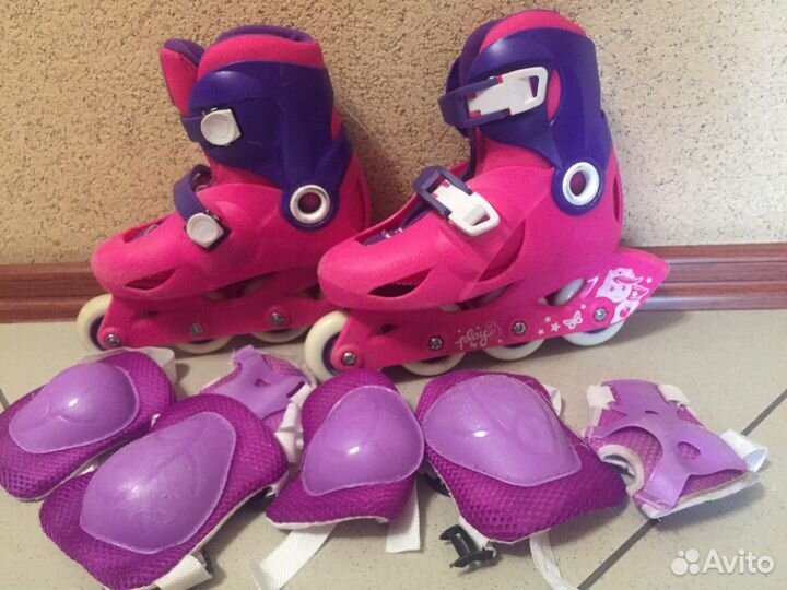 Ролики раздвижные для девочки 28 29 30