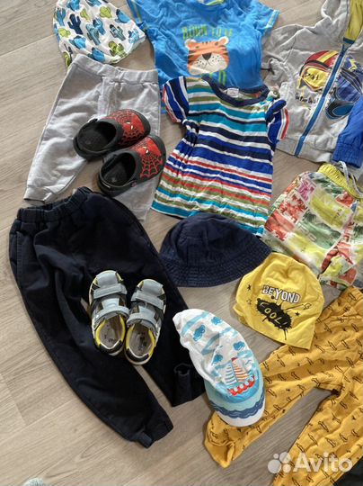Пакет одежды 18 вещей для мальчика 1-2 года