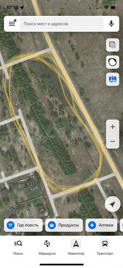 Участок 91,6 сот. (СНТ, ДНП)