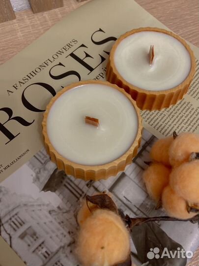 Ароматическая свеча ручной работы