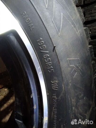 Зимняя резина с дисками r15