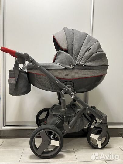 Коляска Adamex 3 в 1 Monte Carbon