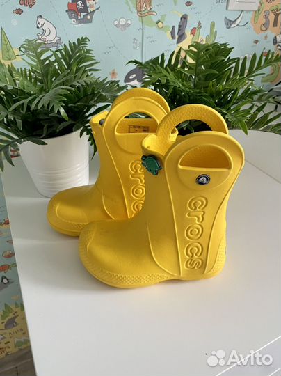 Резиновые сапоги crocs c9