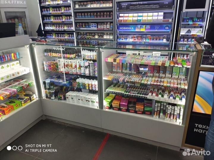 Витрина для сигарет и табака