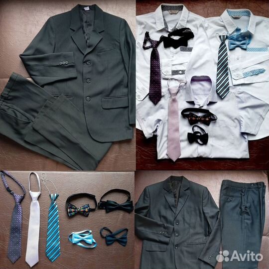 Рубашки, Пиджаки, Брюки, Галстуки