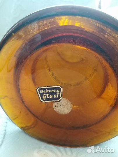 Ваза для цветов Bogemia Egermann из Чехии