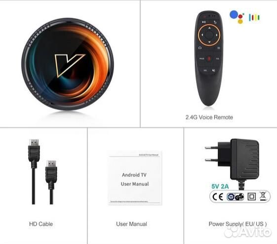 Андроид тв приставка с голосовым пультом