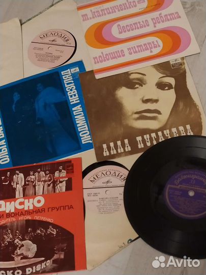 Виниловые пластинки СССР 33 об, 25 штук