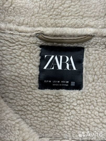 Дубленка женская zara