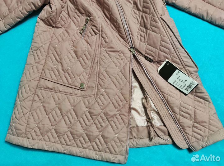 Нежно-розовая куртка (50 р-р)