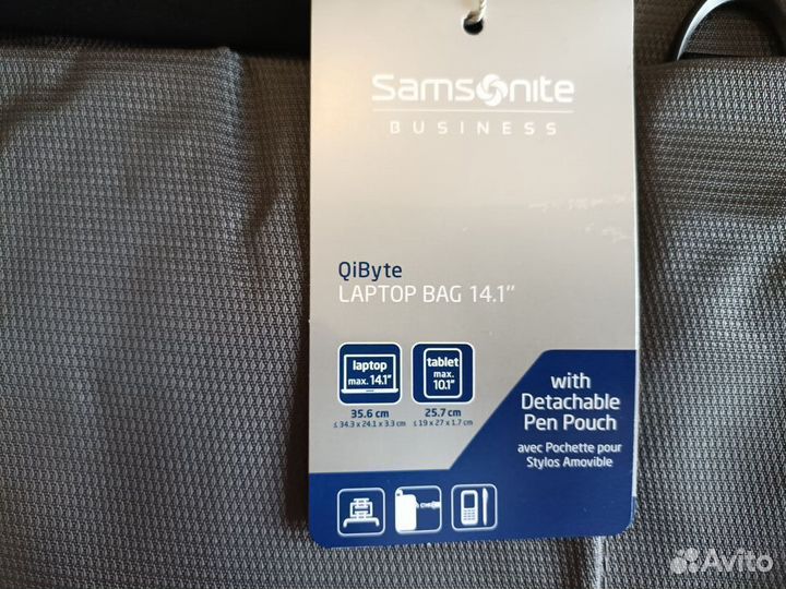 Сумка для ноутбука Samsonite Qibyte, 14,1