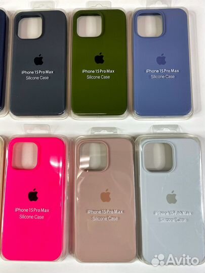 Чехлы на iPhone 15 Pro Max (Silicone Case)