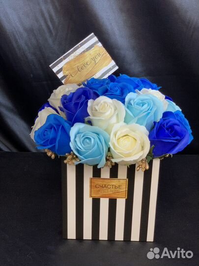 Букет цветов из мыла