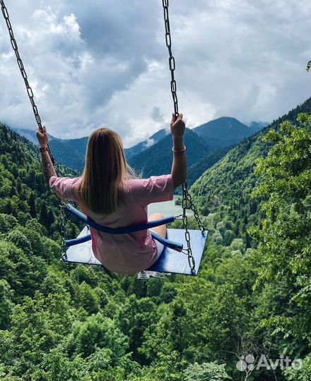Джип-тур Абхазия: озеро Рица, Гегский водопад