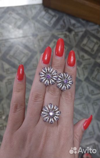 Серебряный комплект