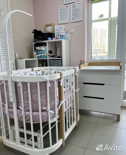 Пеленальный комод с быстросъемной доской