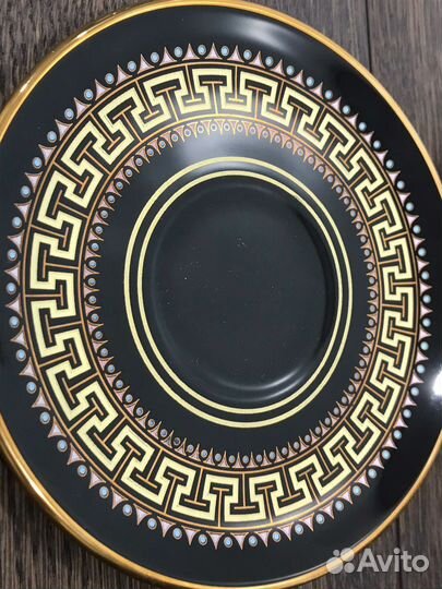 Чайно кофейный сервиз Греция,сусальное золото