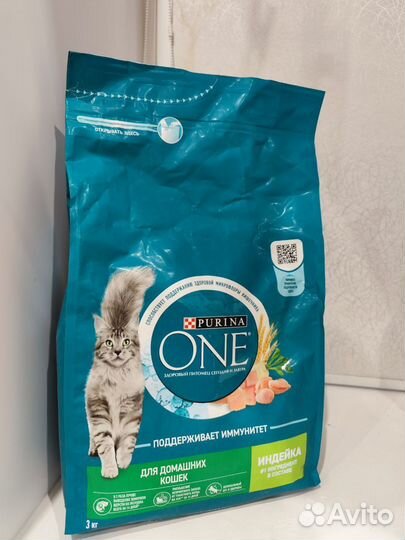 Сухой корм для кошек Purina ONE 3 кг