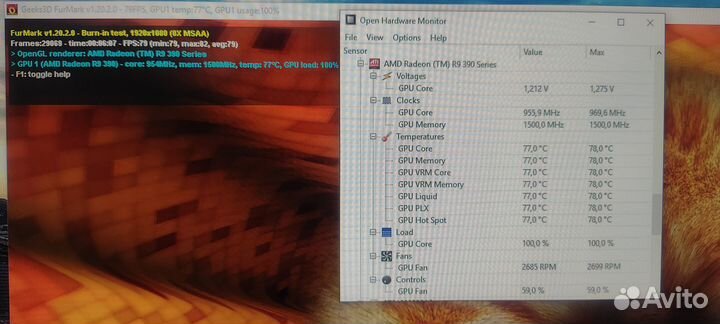 Sapphire R9 390 8Gb gddr5