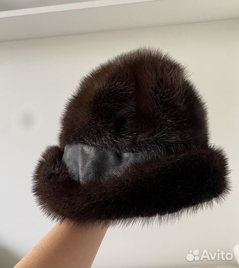Шапка норковая женская