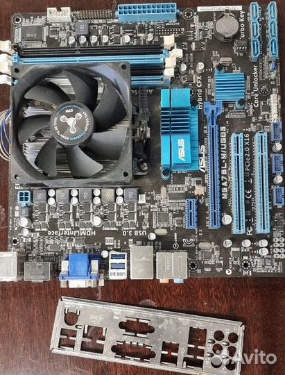 Материнская плата Asus am3+ с процессором fx-6300