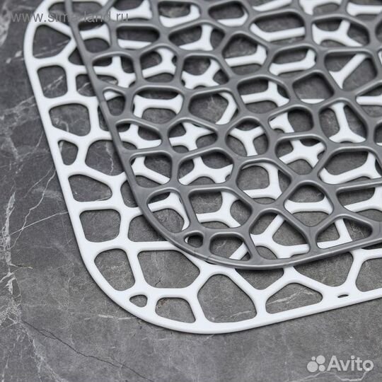 Решетка в раковину «Квадратная», 3030 см, цвет мик