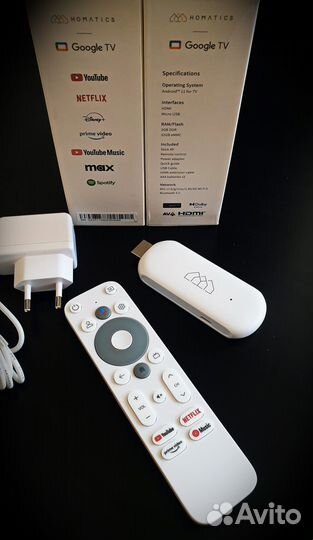 Тв приставка Homatics Stick 4K, 2/32Gb, SMART TV