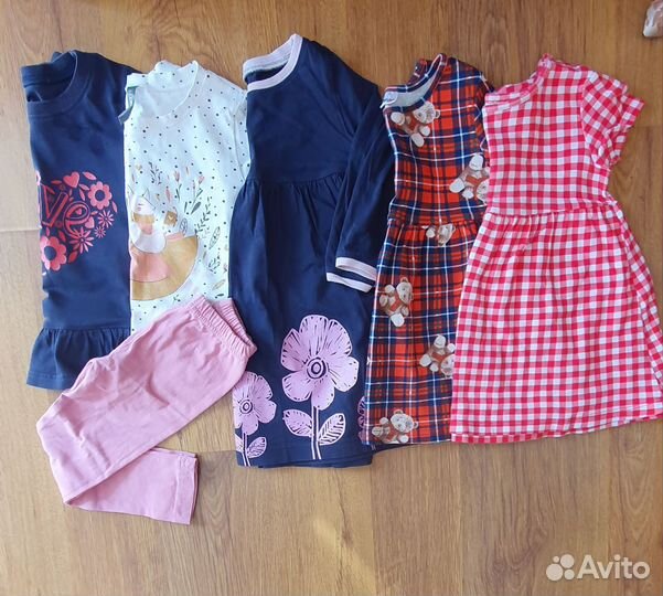 Пакет одежды для девочек, 98р