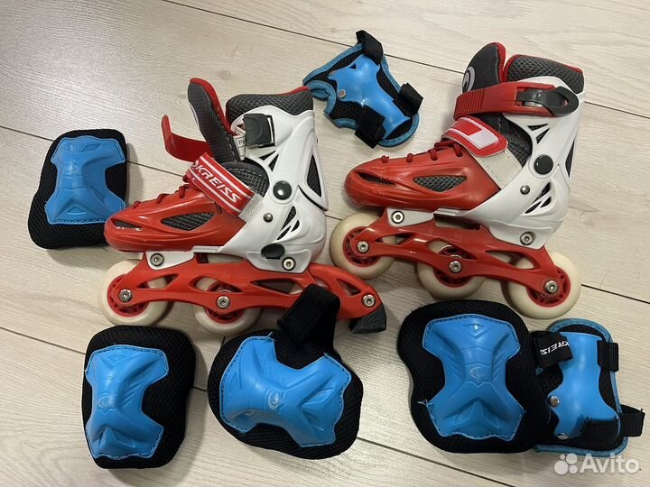 Роликовые коньки детские раздвижные