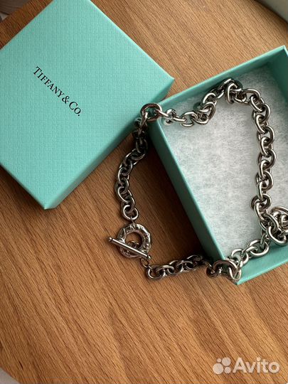 Tiffany колье серебро