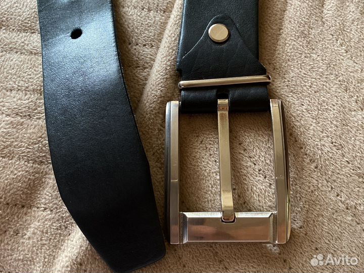 Ремень брючный для школьника, кожаный