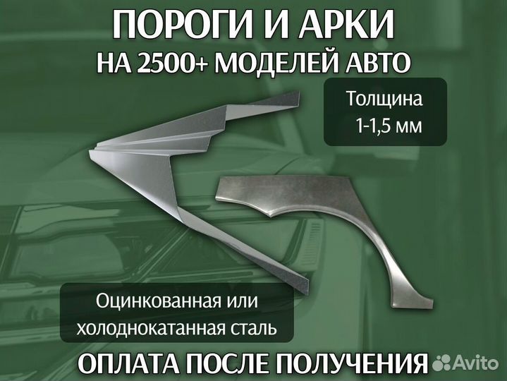 Задняя арка Volkswagen Polo