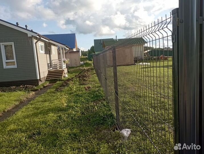 Забор из 3д сетки под ключ