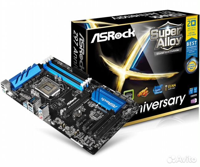 Комплект i5-4590 + ASRock Z97 Ann 1150 + 16 Gb
