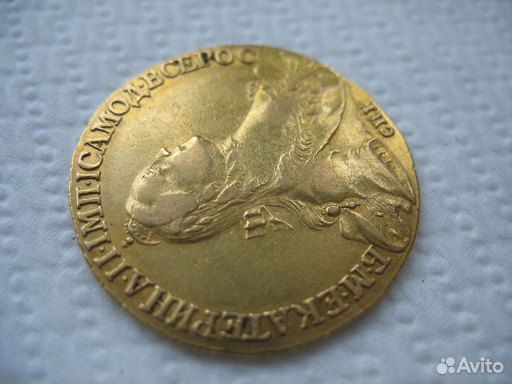 RRR Червонец Екатерины 2 -1764г