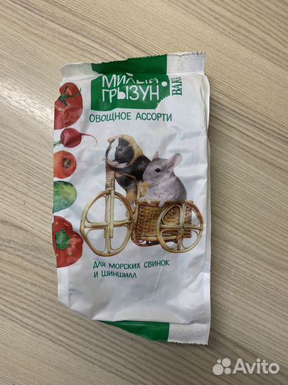 Корм для морских свинок и шиншилл