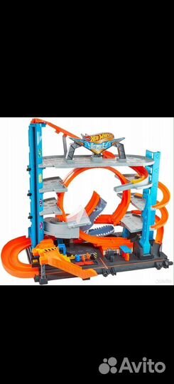 Hot wheels трек парковка