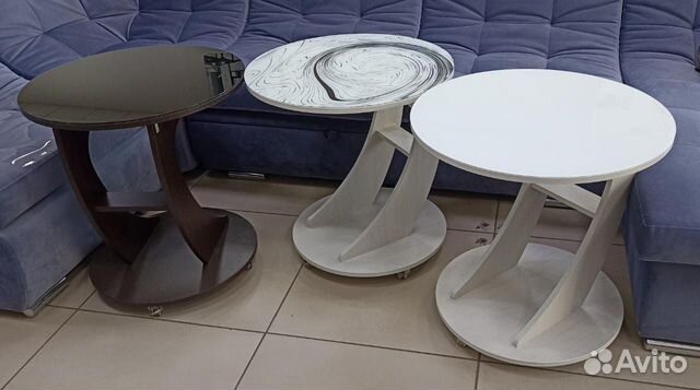 Журнальный столик круглый