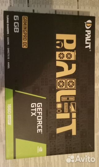 1660 super 6 GB Видеокарта