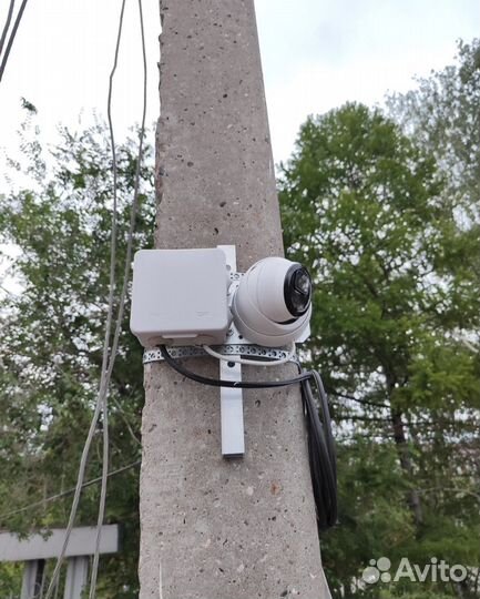 Прокладка витой пары, Видеонаблюдение