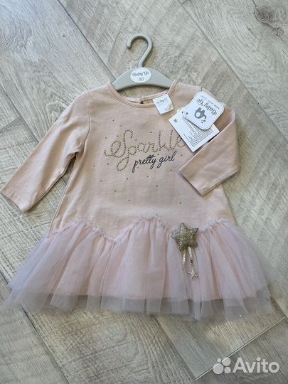 Пакет новых вещей на девочку от 0 до года