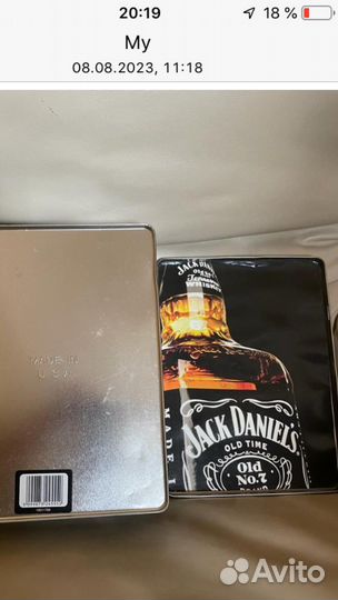 Жестяная коробка из под виски JD